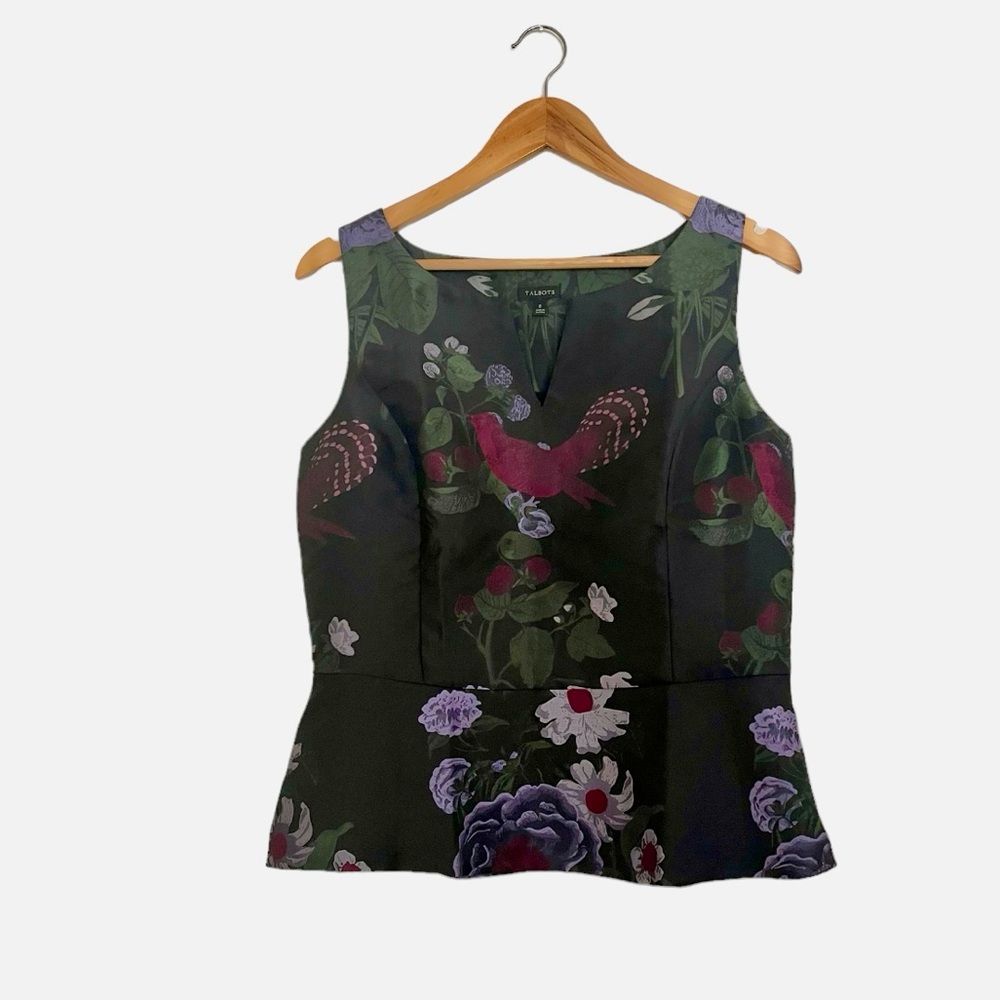 Talbots Peplum Top